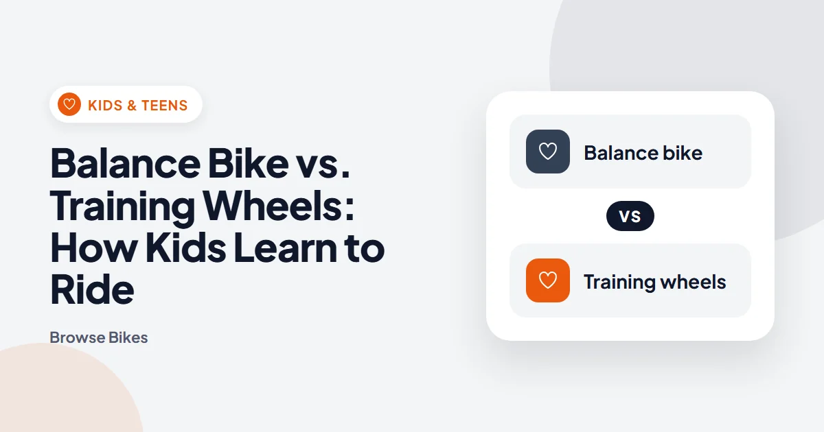 Balance Bike vs. Training Wheels: How Kids Learn to Ride