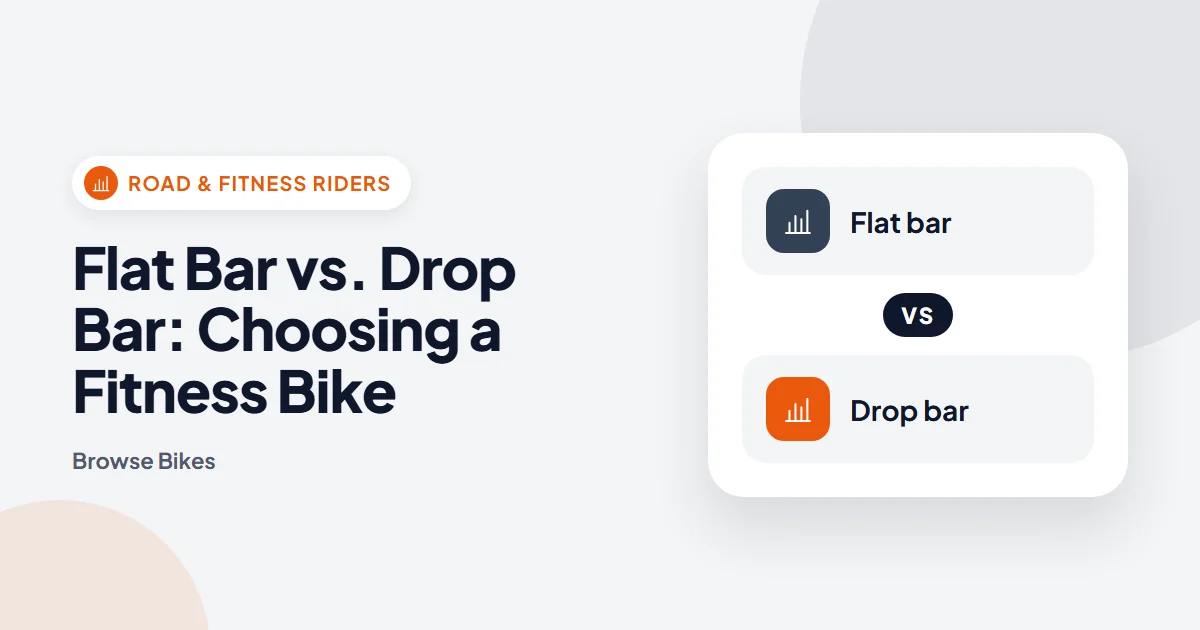 Flat Bar vs. Drop Bar: Choosing a Fitness Bike